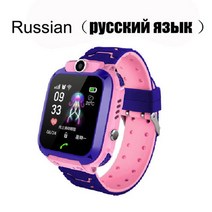 스마트워치 스마트밴드 시계 와치 한글 지원 선물 q12 어린이 선물 시계 smartwatch 어린이용 스마트 시계 sim 카드 통화 위치 추적기 sos 어린이용 방수 sb004, 러시안 핑크