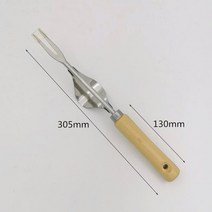 영주호미 고추대뽑기 잡초 집초기 고구마캐는기계 쑥쑥이 예초기 제초기 잔디깎이2팩 잡초 머리 교체 금속, 03 Weed Puller