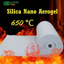 용접 도구 50X150CM 단열 나노 에어로겔 펠트 방수 실리카 유리 섬유 에어로젤 절연 650, [03] Thickness 10mm, [06] W 50cm x L 150cm