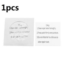 1/5/10pcs 수영 플로트 수리 키트 지우기 tpu 펑크 패치 텐트 풍선 장난감 고무 보트 에어 침대 딩기, CHINA, 1pcs