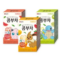 (메카몰) 담터 포켓몬 콤부차 10T 망고리치 + 자몽 + 샤인머스캣