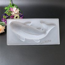 붕어빵기계 붕어빵 장사 창업 (5 개/몫) 큰 크기 물고기 잉어 cyprinoid 모양 반투명 PP 케이크 푸딩 베이, 한개옵션0
