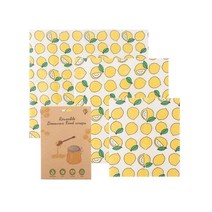 재사용 가능한 식품 포장 지속 유기농 꿀벌 왁스 뚜껑 커버 보관 샌드위치 과일 밀랍 1 개, 한개옵션1