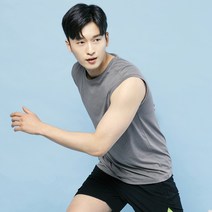 나인앤나인 냉감 스판 후렌치 민소매 티셔츠