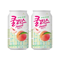 쿨피스 복숭아 350ml, 5캔