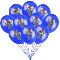 코코멜론 시리즈 혼합 라텍스 풍선 테마 파티 장식 풍선 소년 소녀 생일 파티 장식 풍선 10 피스, 05 10 pcs