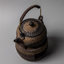 분청자기 향초 다도용품 워머 이쁜 찻주전자 다례, 들보+난로세트