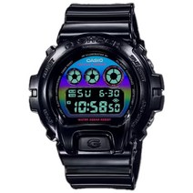 카시오 G-Shock DW6900RGB-1 Virtual 레인bow 남성용 시계