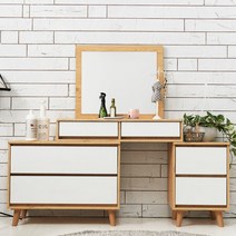 [에타홈] 수납화장대 1200 고급 북유럽 공주 콘솔형 안방 서랍 화장대, 엘다_화장대1200