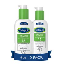 세타필 데일리 페이셜 모이스처라이저 SPF15 118ml 2팩 배송 / Cetaphil Daily Facial Moisturizer 2P, 2개 배송