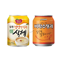 동원 정식혜 238ml 12캔+비락 수정과 238ml 12캔 총24캔, 단품
