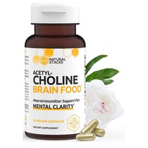 NaturalStacks 내츄럴스택스 작약추출물 Acetyl Choline Brain Food 60정