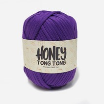 니뜨 허니통통실(100g) / 니뜨털실 뜨개질실 손가방소품실 가방뜨기 러그뜨기 젤리얀킹 허니통통, 118_퍼플, 1개