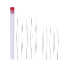 STK 10pcs 구슬 바늘 접이식 자수 바늘 쥬얼리 만들기 용품