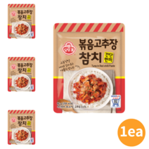 맛있는 볶음고추장 참치 90g 1개 고추장맛 매콤한맛 볶은참치 밥반찬 밥도둑 가정용 캠핑 차박 여행 간편 즉석 아이들 어린이 반찬 영양 간단 한끼 식사 tuna 비빔밥 양념장