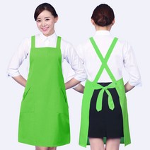앞치마 간병인 요양보호사 의원 홀서빙 애견샵 AE137, FREE, AE137빨강