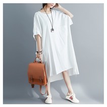 베리위시 컷팅 무지 롱티셔츠원피스