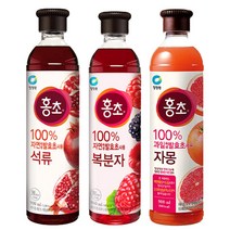 청정원 홍초 석류 900ml + 홍초 복분자 900ml + 홍초 자몽 900ml