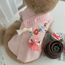 강아지한복 추석한복 개량한복 고양이, 8.L - 핑크