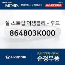 실 스트립-후드(본네트) 사이드，우측 (864803K000) 현대모비스 부품몰 쏘나타NF