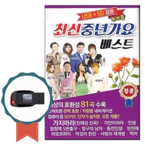 트로트USB 논스톱 최신 중년가요베스트 81곡-노래칩, 상세페이지 참조