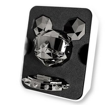 에어디 차량용 방향제 쥐 토끼 도베르만 황소 포메라니안, [쥐], 크롬블랙, 클린코튼향 2개, 2개