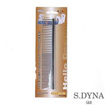 비숑프리제 애견슬리커 파피용 애견빗 크롬일자빗