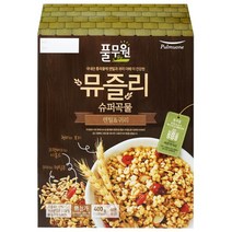 풀무원 뮤즐리 슈퍼곡물 400g 3팩, 1