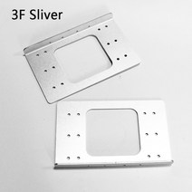 미니서버랙 허브랙 서버렉 랙케이스 미니타워케이스 통신랙 알루미늄 3.5 hdd 하드 디스크 브래킷 diy 하드 디스크 상자 하드 디스크 확장 랙 섀시 액세서리, HDD 아님, 3f 은색
