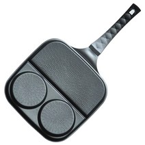 퀸센스 모아 사각 나눔 프라이팬, 27 x 27 cm, 1개