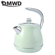접이식 전기포트 휴대용 여행용 커피 분유 포트 DMWD 1500W 220V 레트로 304 스테인레스 스틸 전기 주전자, 01 Green
