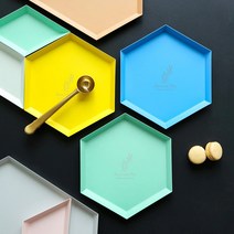 무광 메탈 컬러 논슬립 철제 스텐 트레이 시리즈, 민트