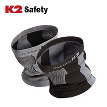 D [K2 Safety 소프트넥게이터 IMW16952] 그레이 블랙 겨울 동계 스카프 넥게이터 목 넥워머 DO