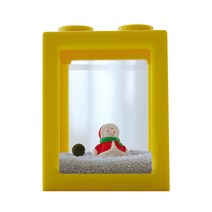 세남자바스켓 국산 마리모 키우기 4구 겨울왕국 DIY 블럭 세트-마리모(소), 피규어 스노우맨+흰색자갈80g