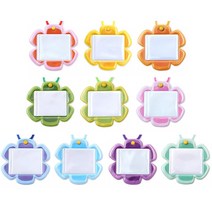 아이디몬 KC인증 어린이 명찰 동물모양 꽃 어린이집 유치원 유아, 5개, 플라워 녹색