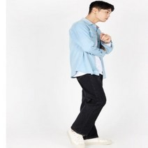 이지리치 남성빅사이즈 기본와이드 블랙청바지 남자 대학생 바지 20대 남자청바지코디