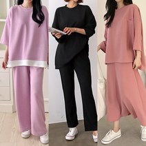 [스위트플러스] 임부복 링클프리 봄 여성 홈웨어 외출 세트 균일가전