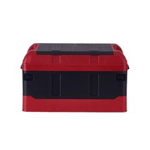 굿아이템 폴딩 리빙박스 40L 하이커버, 1개, 블랙레드