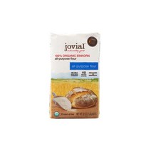 [Jovial Foods] 조비알 푸드 100% 오가닉 아인콘 다목적 밀가루 907 g, 1개