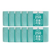 이지캔 16L 20L 21L 공용 리필 봉투 250, 20개