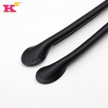 암소 가죽 숄더 백 핸들 40CM DIY 지갑 스트랩 핸드백 벨트 교체 여성용 가방 액세서리, 04 black