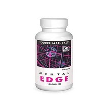 종합비타민 Source Naturals Mental Edge - Brain Boosting Supplement 120 Tablets, 1, 120 Count (Pack of 1)