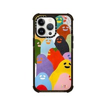 케이스티파이 울트라 임팩트 아이폰 13 프로 케이스 [9.8ft 드롭 프로텍션] - 애프터 파티 바이 Lorien Stern 클리어 블랙 388026