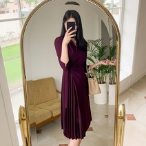 세인트마리 마리아 트렌치 주름 원피스 2color