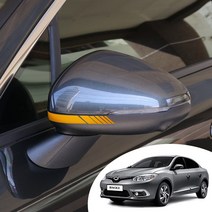 어른킹 뉴SM3 ZE 사이드 미러 포인트 반사 컬러 데칼 스티커 자동차 익스테리어 튜닝 야간시 안전운전, 뉴SM3 ZE(전차종공용), 실버반사