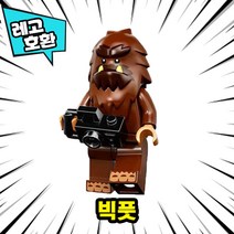 [큐브월드] 블록 미니피규어 전용 자동차 주차번호판 시리즈1 레고호환, 50. 빅풋