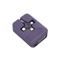 RYRA 하나의 충전 케이블 롤 마카롱 텔레스코픽 스토리지 브래킷 개폐식 TYPE-C 조직 도구, 03 PURPLE