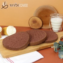 메이드케이크 초코 미니 케이크 시트 재료 데코 키트, 110g
