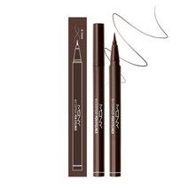 맥퀸뉴욕 워터프루프 펜 아이라이너 0.6g, 딥브라운, 4개