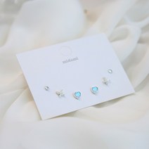 미다미 [6P세트] 로랑 데일리 에이프릴 귀걸이 세트